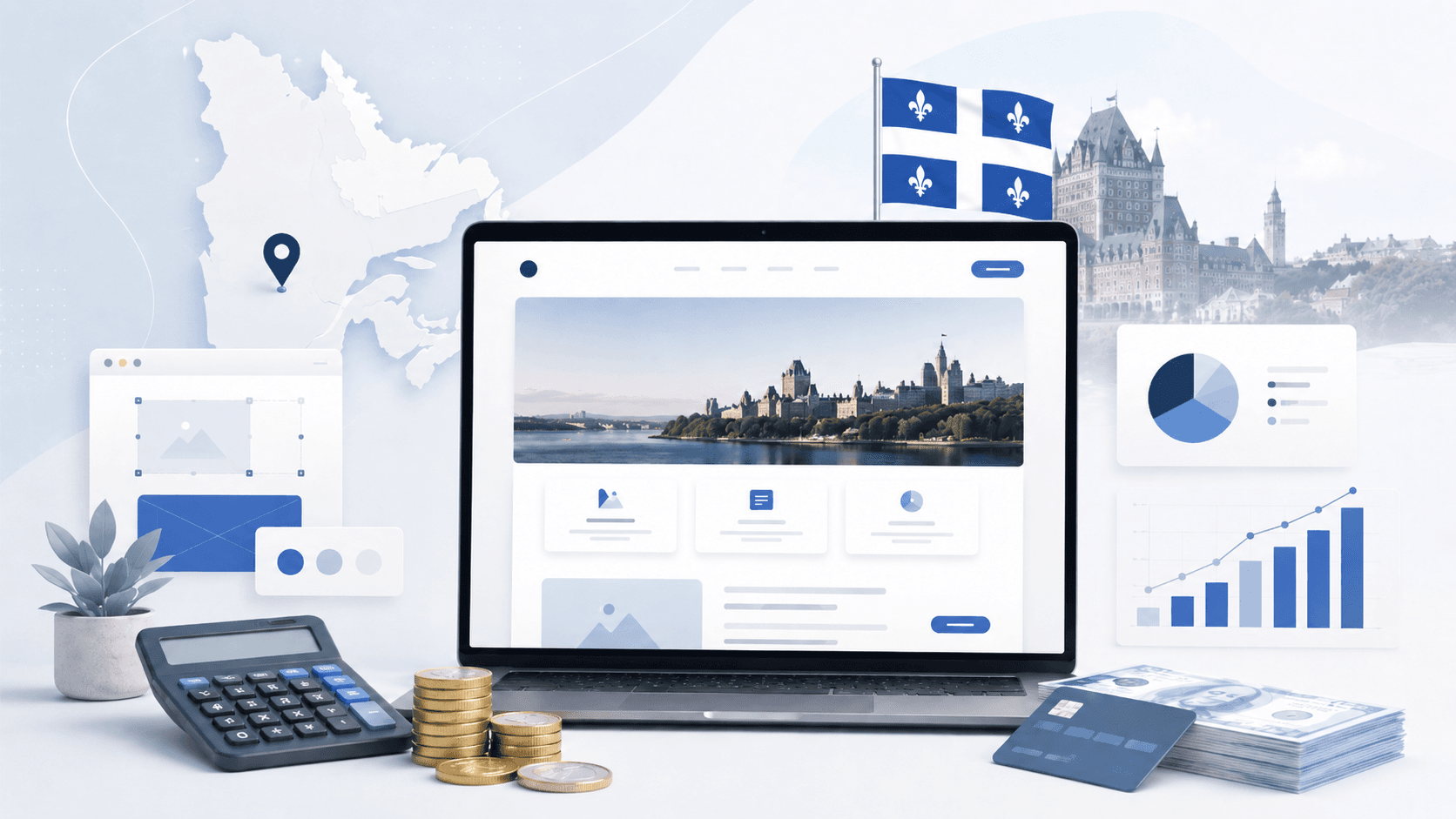 Combien coûte la création d’un site web au Québec ?
