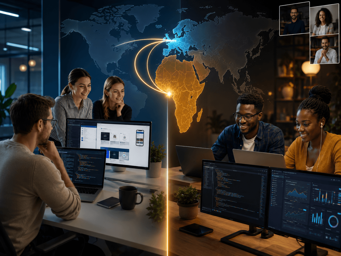Pourquoi les agences web européennes externalisent une partie de leur production en Afrique