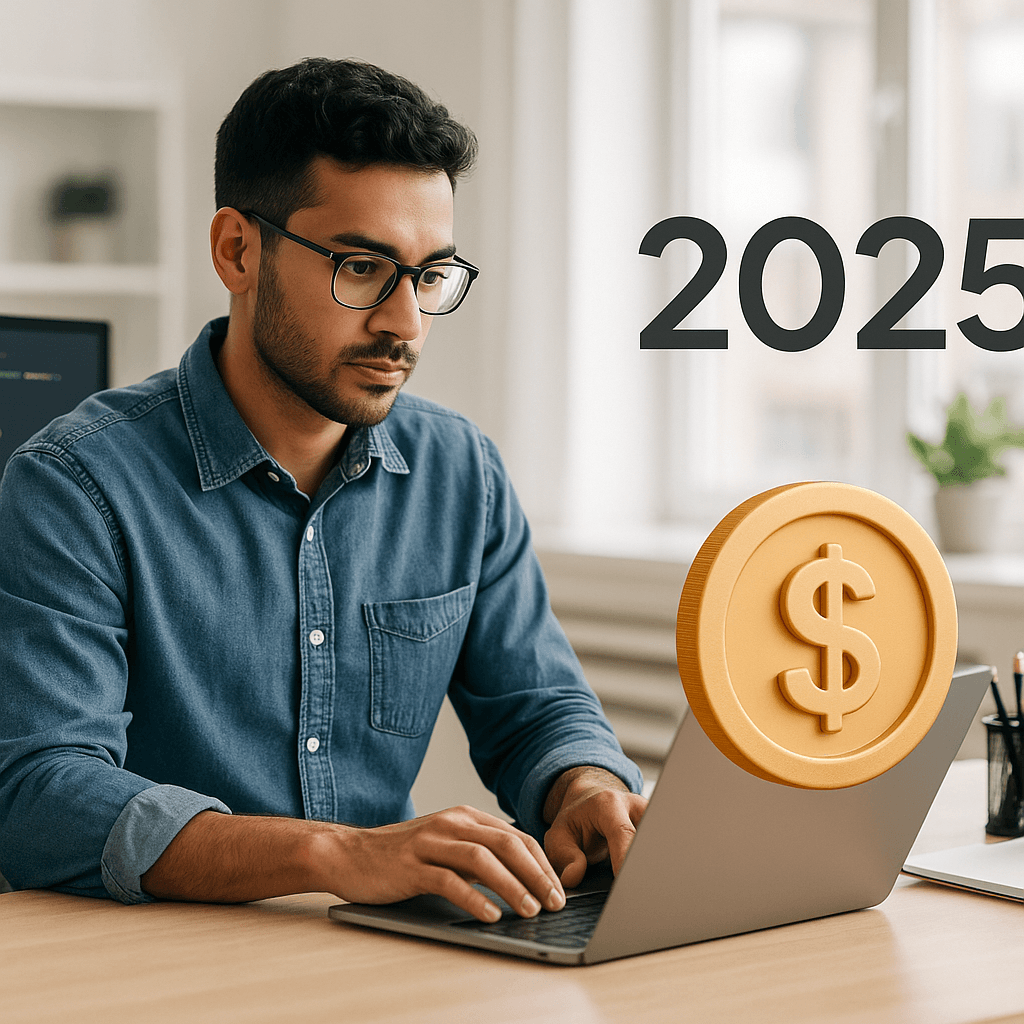 Quel est le tarif moyen d’un développeur web en 2025 ?