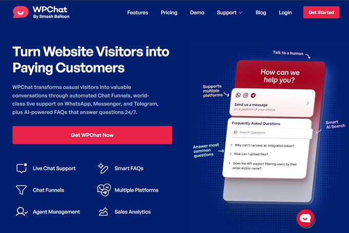 wpchat homepage