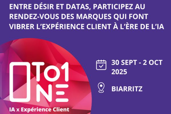 Visuel de l'événement One to One IA x Expérience client